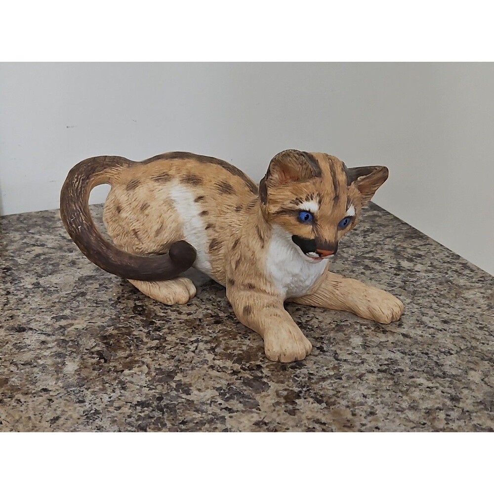 Vintage Lenox Smithsonian Institution 1991 Florida Panther Cub Figurine